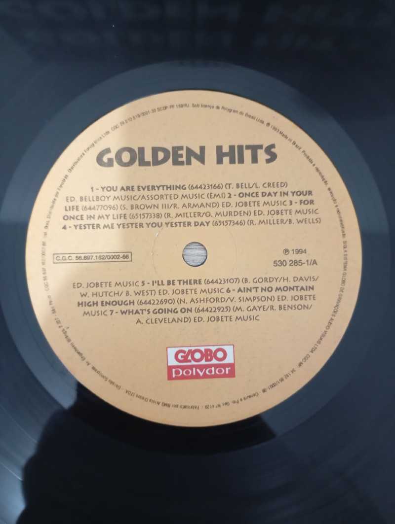 Lp Vinil Diana Gladys Pips Commodores Golden Hits