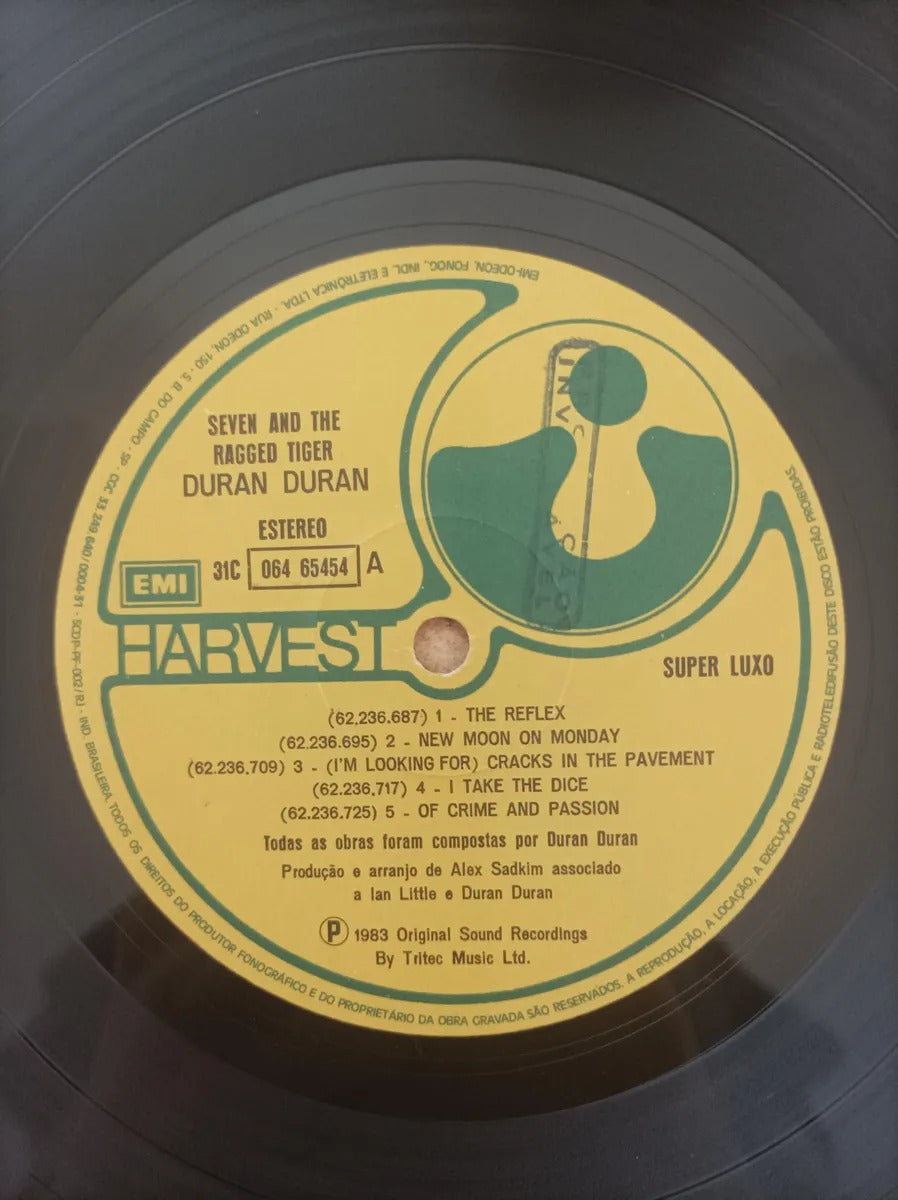 Lp Vinil Duran Duran Seven And The Ragged Tiger Com Encarte