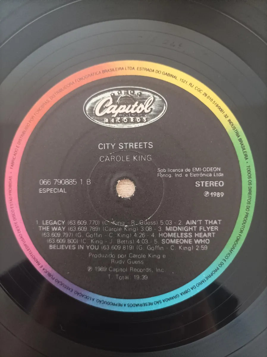 Lp Vinil Carole King City Streets