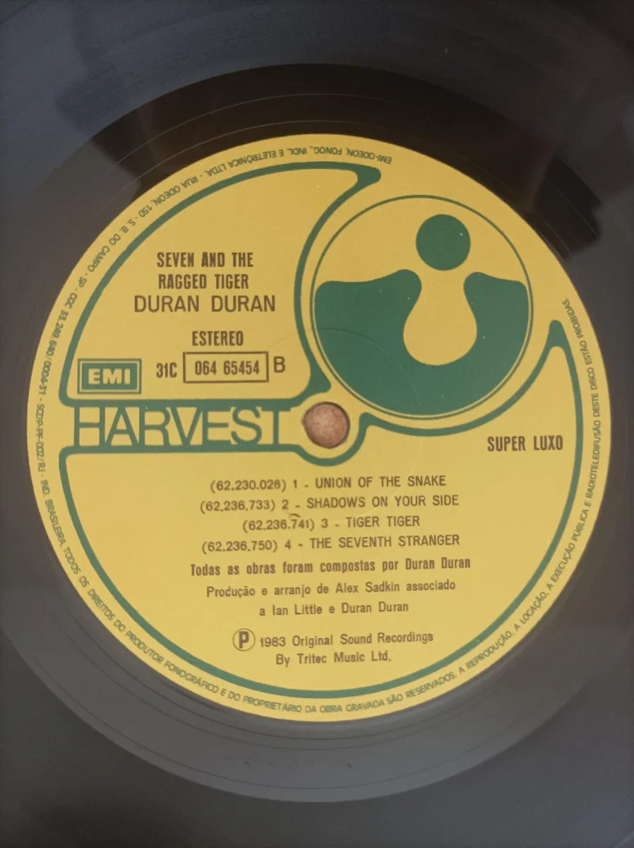 Lp Vinil Duran Duran Seven And The Ragged Tiger Com Encarte