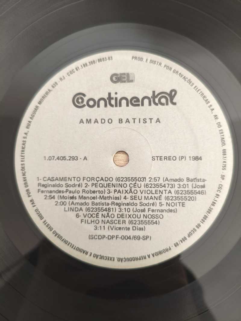 Lp Vinil Amado Batista Amado 1984