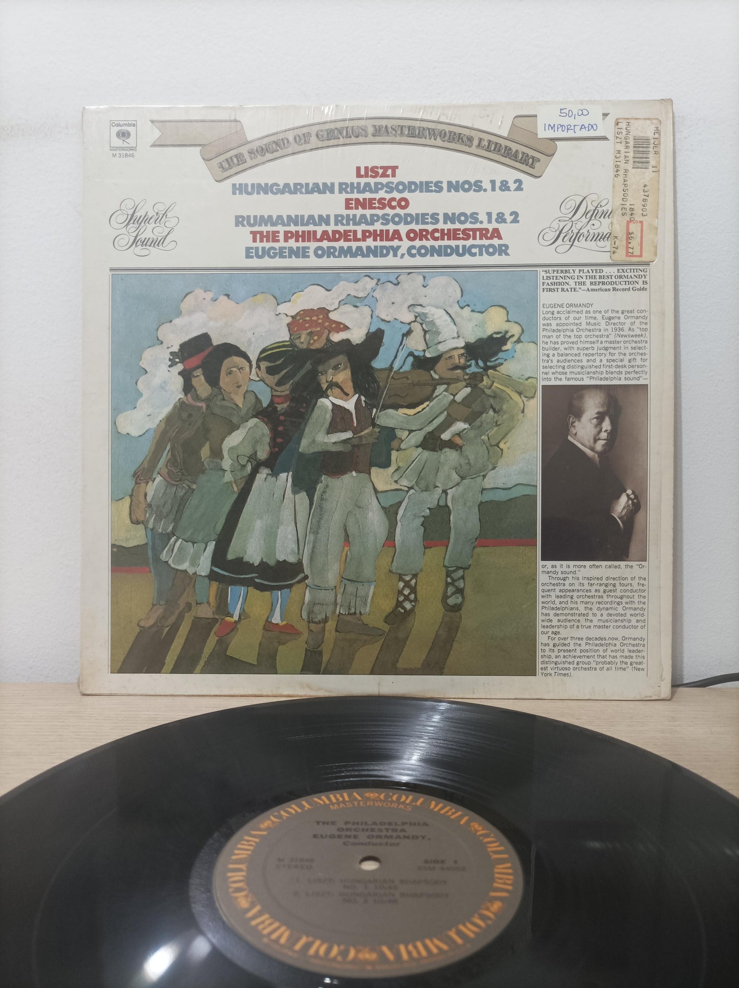 Lp Vinil The Philadelphia Orchestra Eugene Ormandy Importado