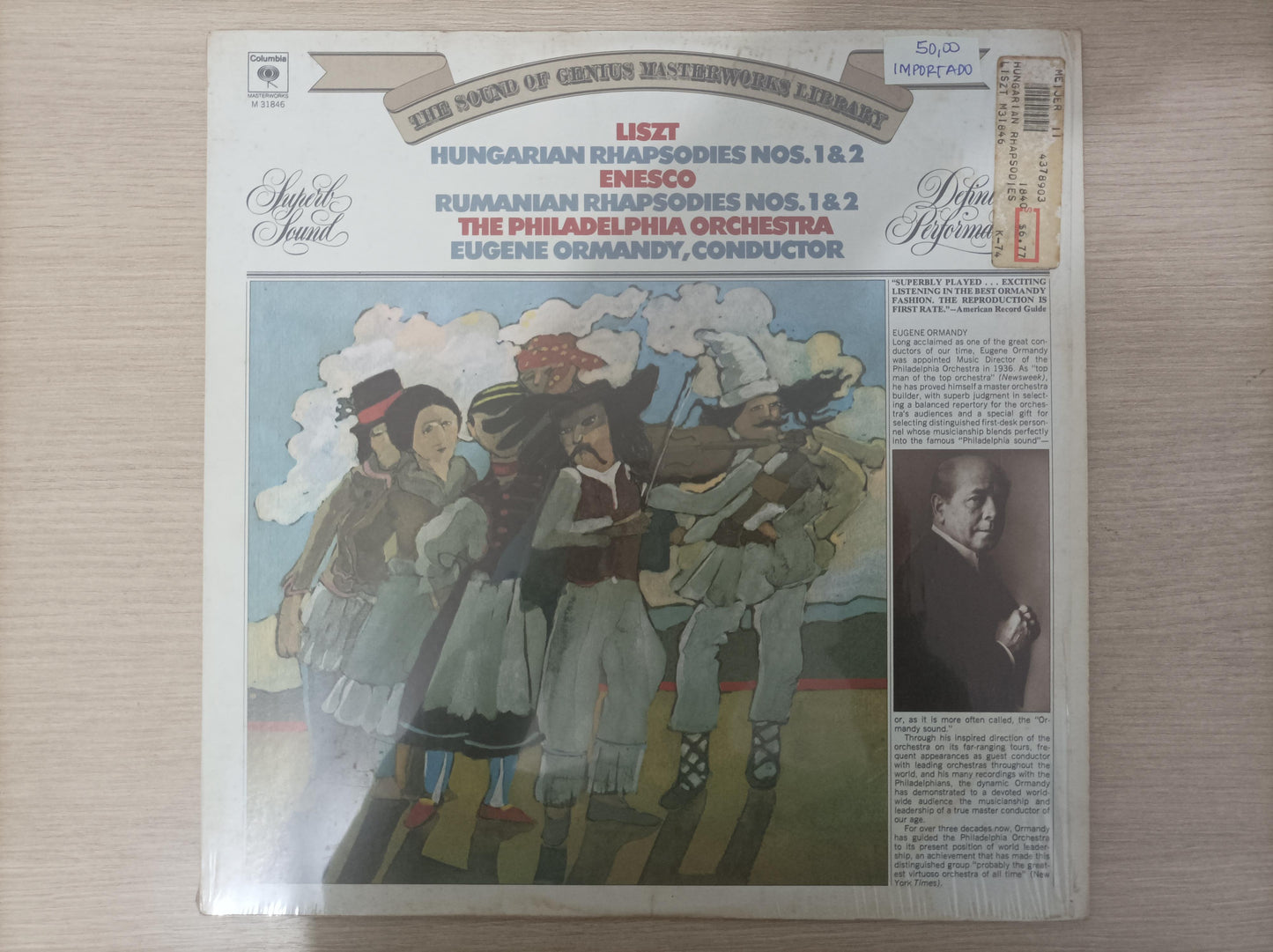 Lp Vinil The Philadelphia Orchestra Eugene Ormandy Importado