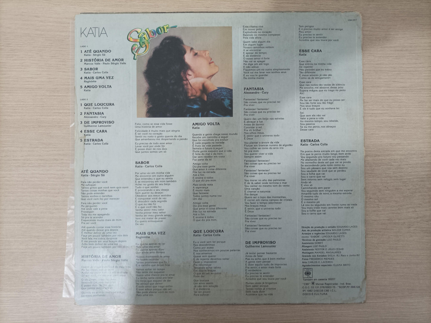 Lp Vinil Kátia Sabor
