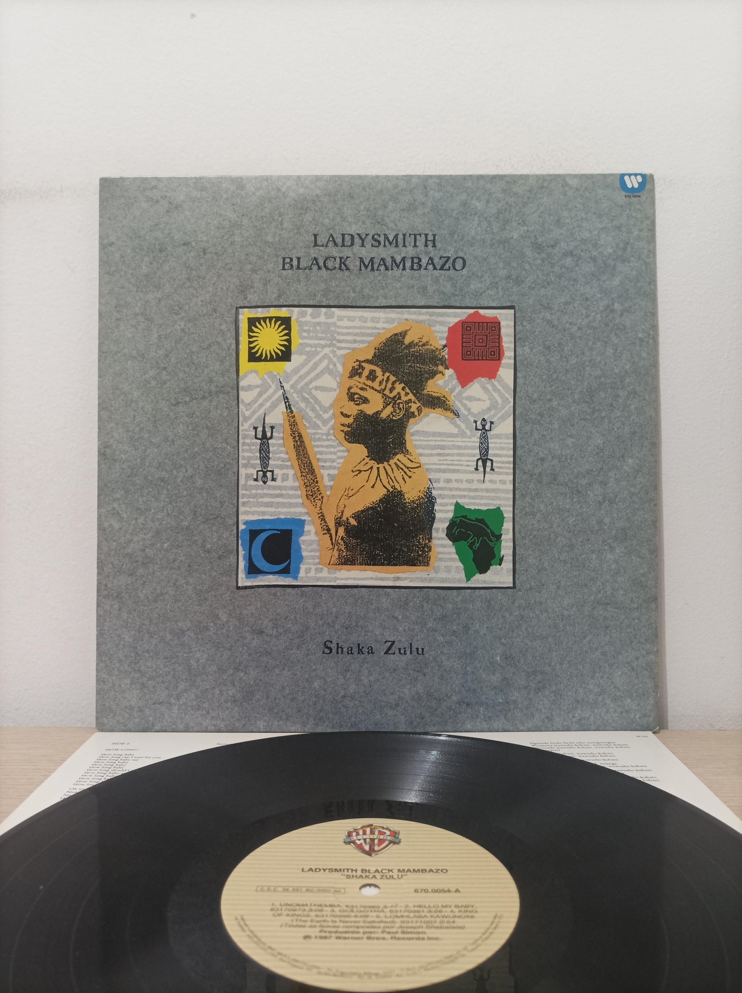 Lp Vinil Ladysmith Black Mambazo Shaka Zulu Com Encarte