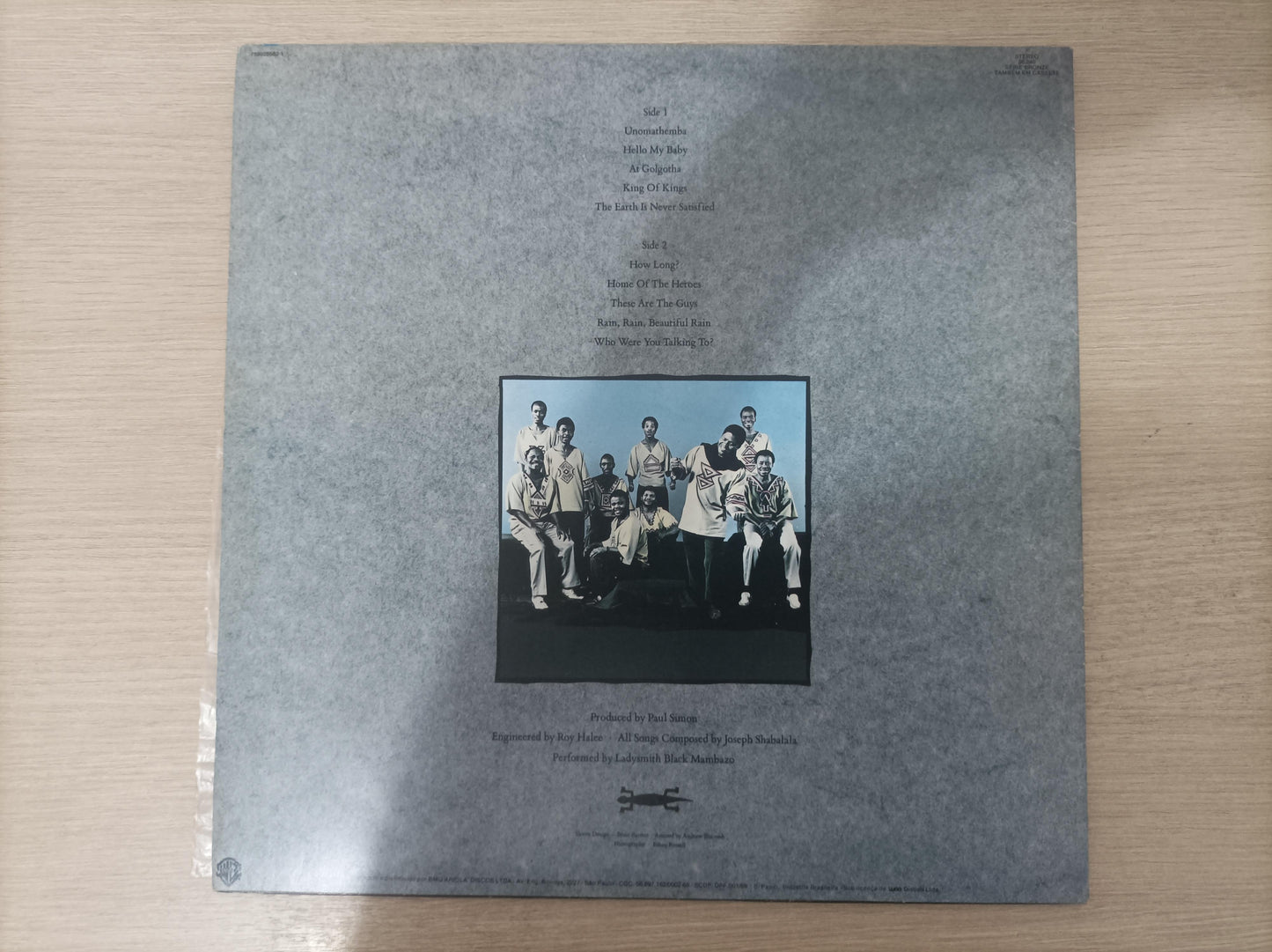 Lp Vinil Ladysmith Black Mambazo Shaka Zulu Com Encarte