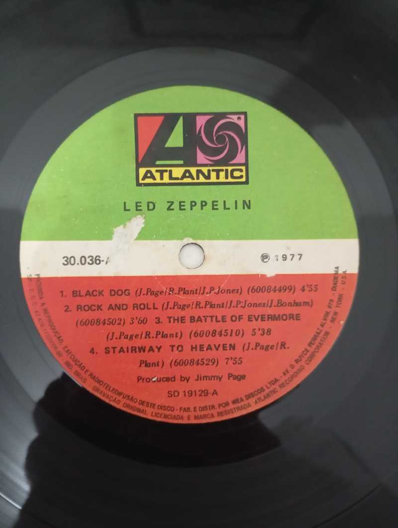 Lp Vinil Led Zeppelin IV Capa Dupla Com Encarte