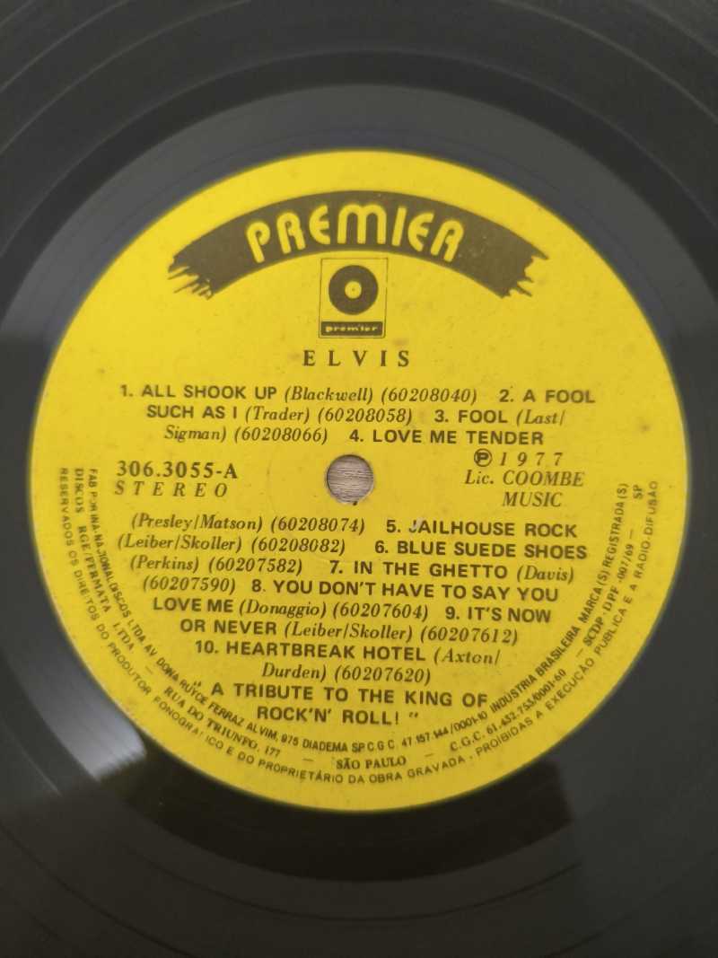 Lp Vinil Elvis Presley A tribute to the King of Rock