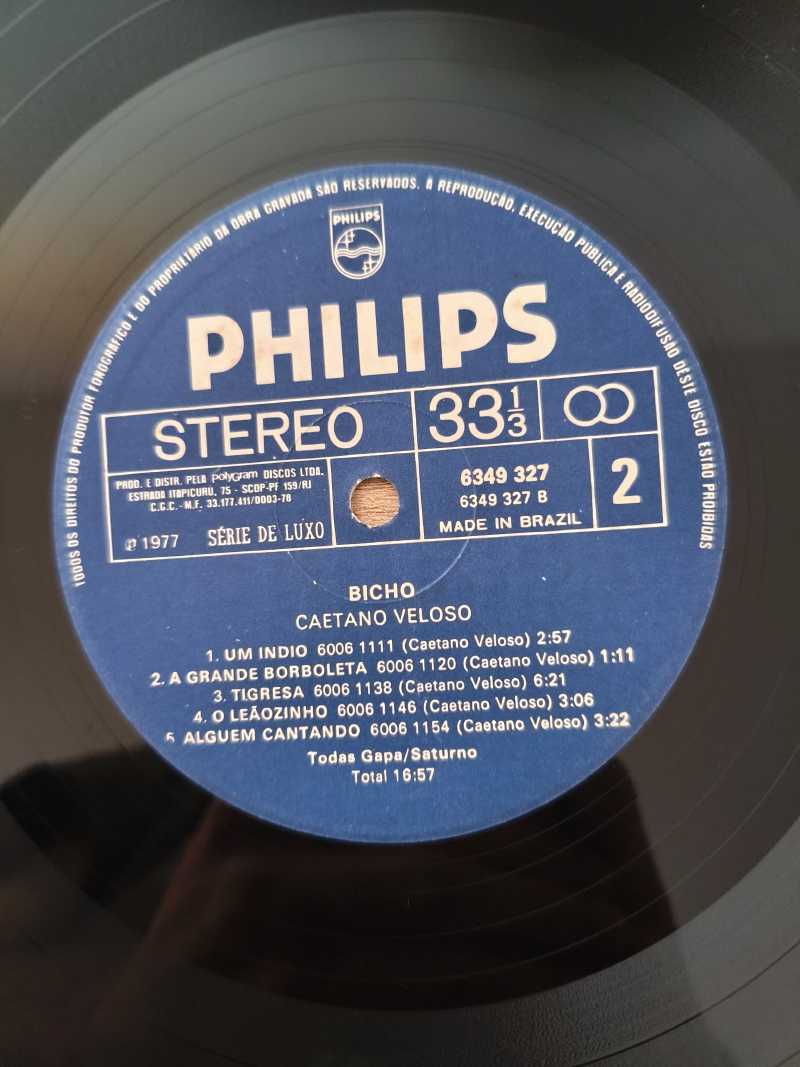 Lp Vinil Caetano Veloso Bicho