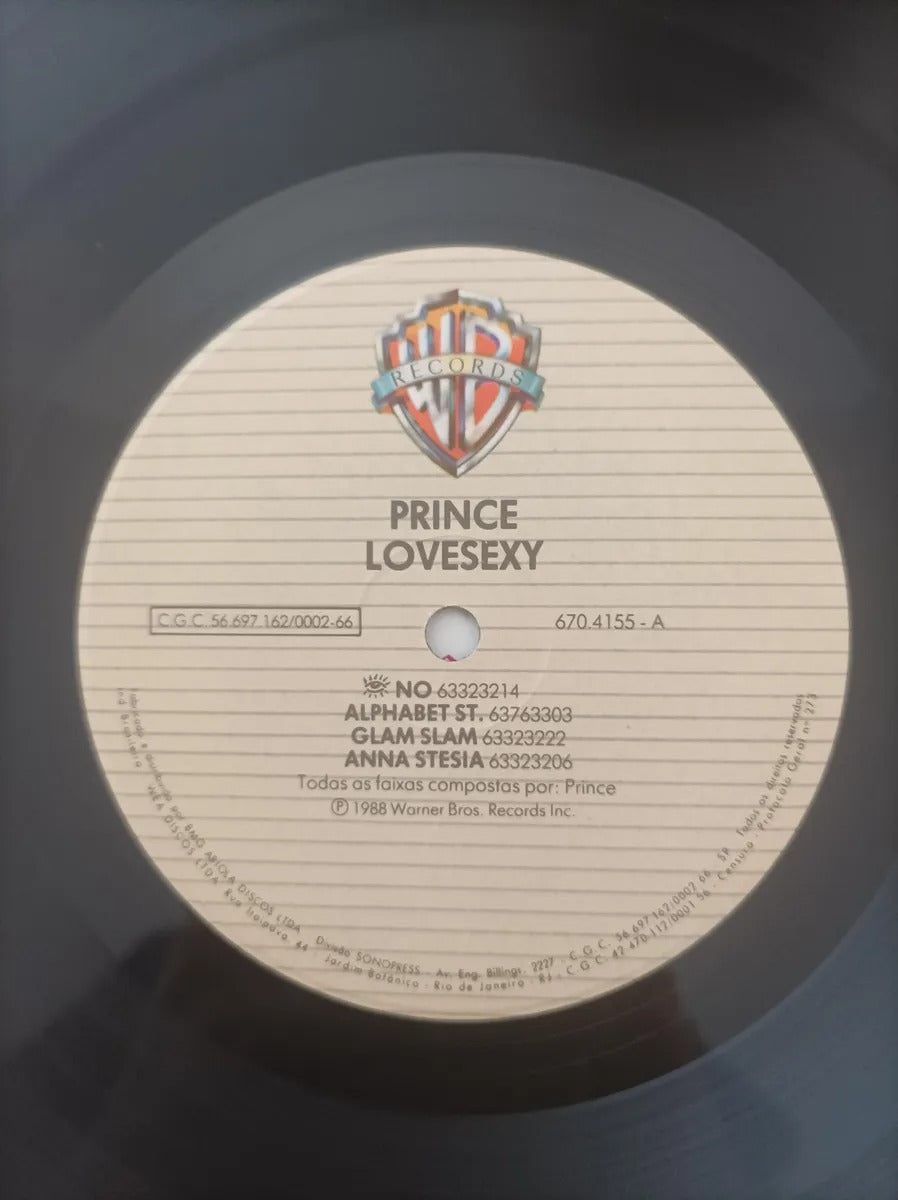 Lp Vinil Prince Lovesexy Com Encarte