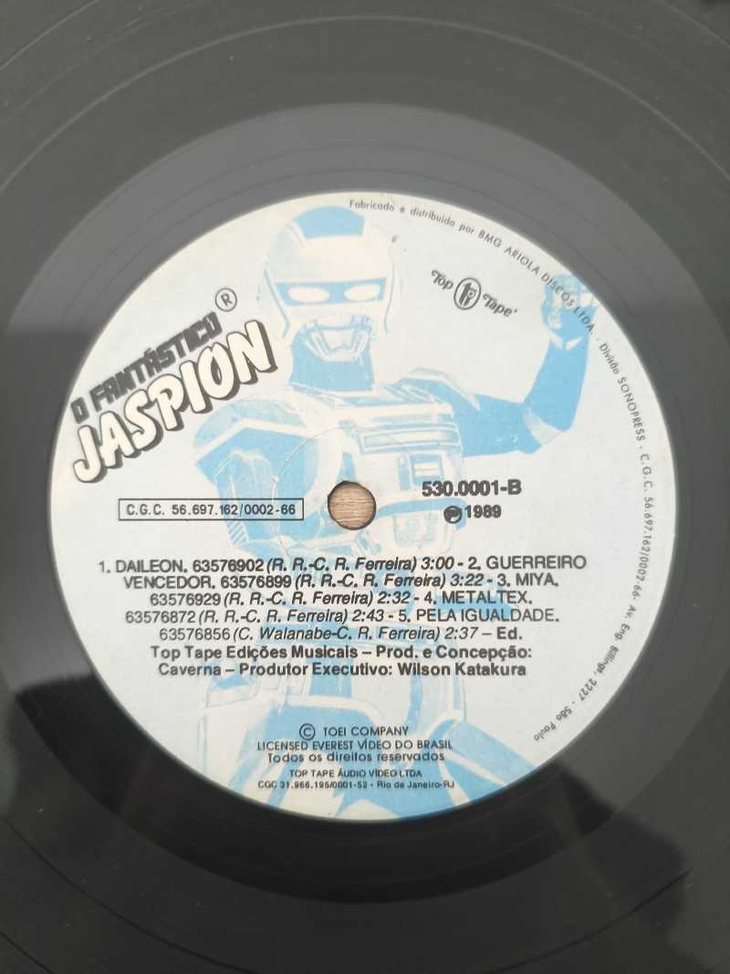 Lp Vinil O Fantástico Jaspion