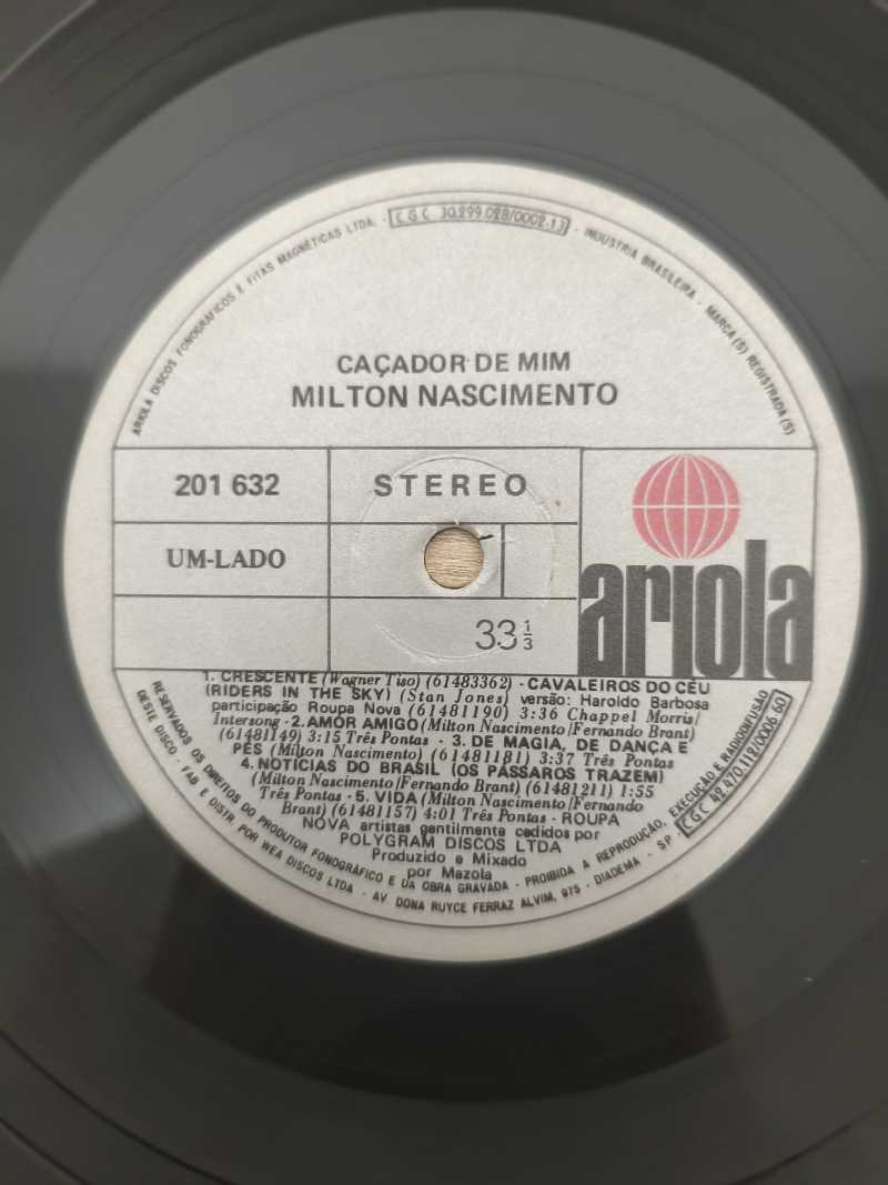 Lp Vinil Milton Nascimento Caçador De Mim