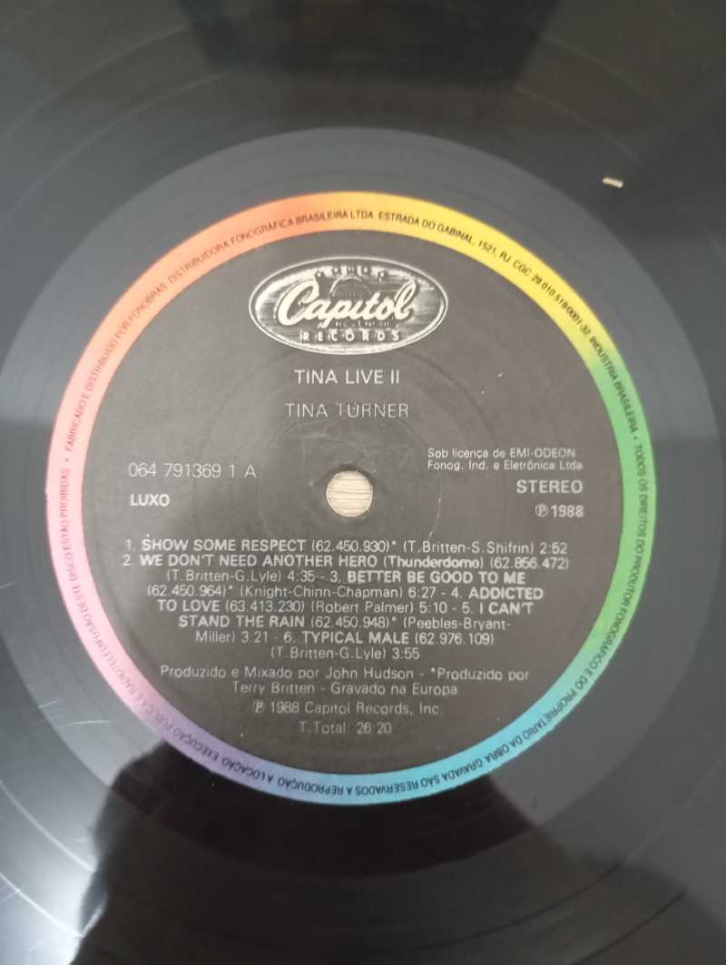 Lp Vinil Tina Turner Tina Live II