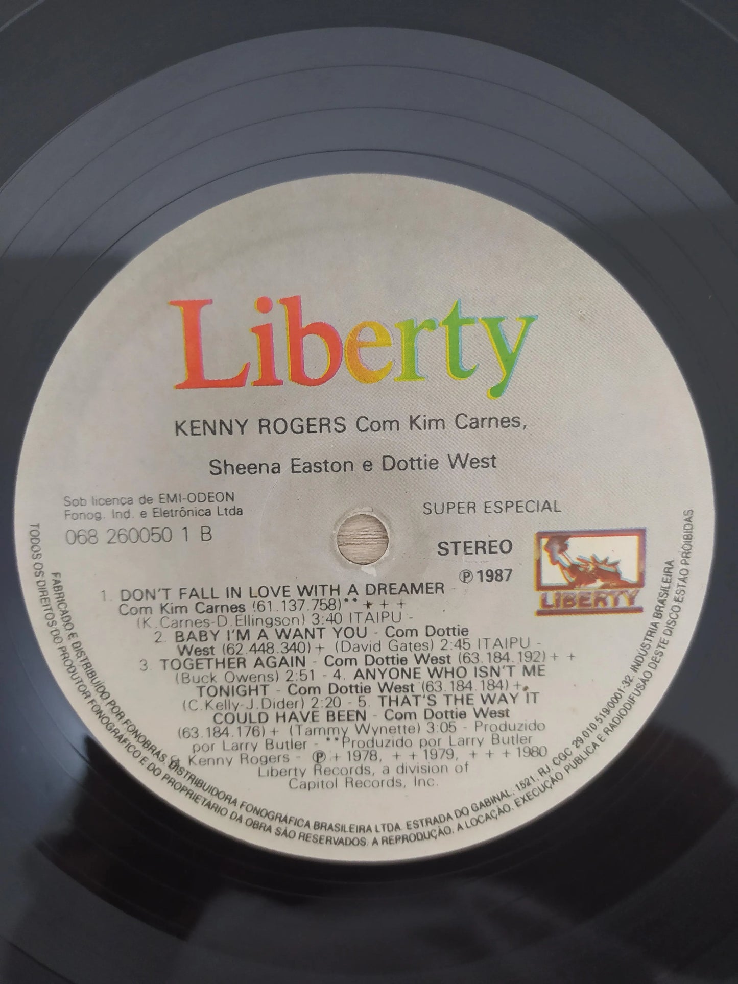 Lp Vinil Kenny Rogers Duets