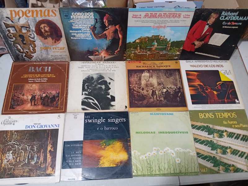Lp Vinil Lote 12 Unidades Músicas Clássicas