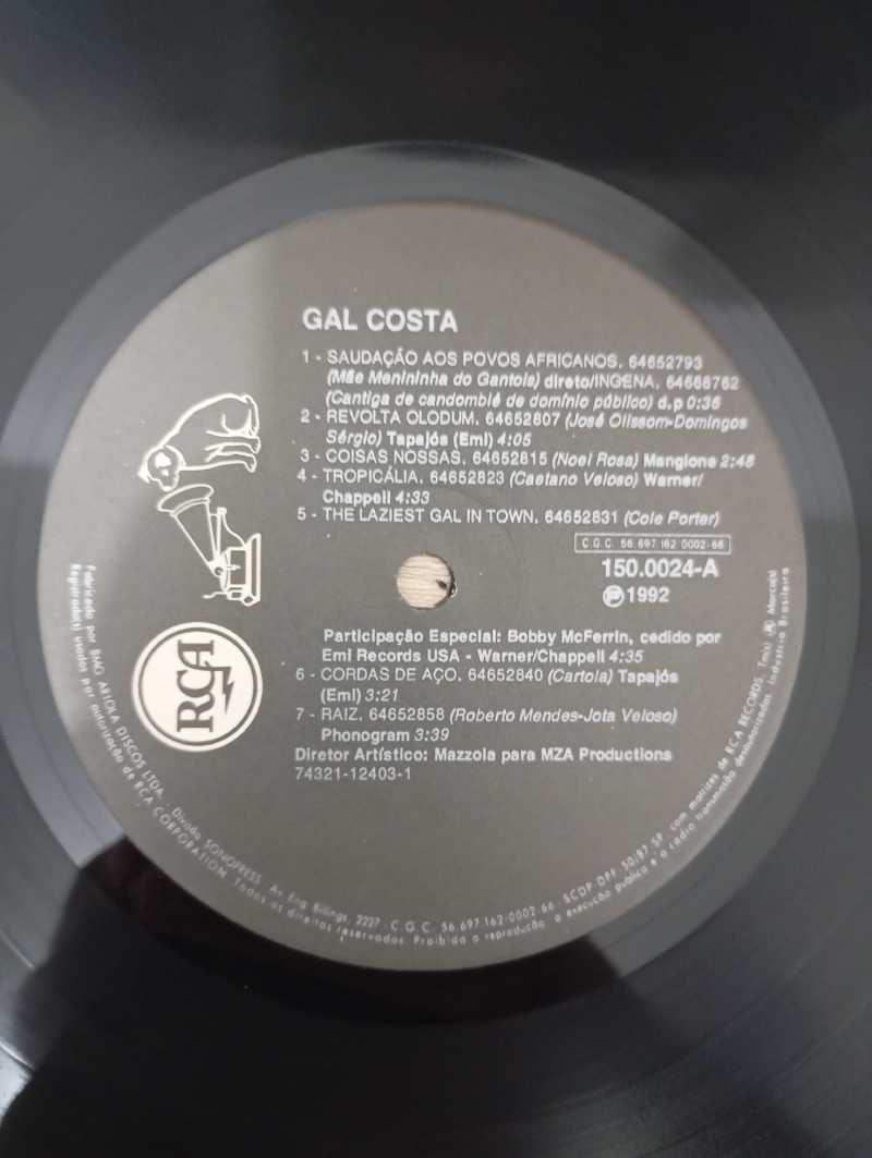 Lp Vinil Gal Costa 1992