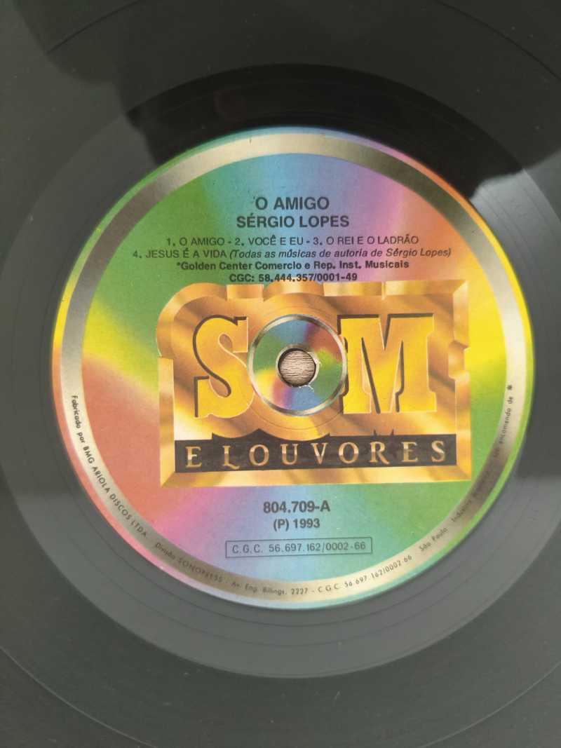 Lp Vinil Sérgio Lopes O Amigo