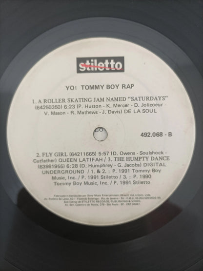 Lp Vinil Tommy Boy Yo Rap Remixes Com Encarte