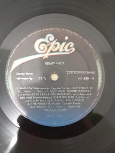 Lp Vinil Sucessos Remix Hits