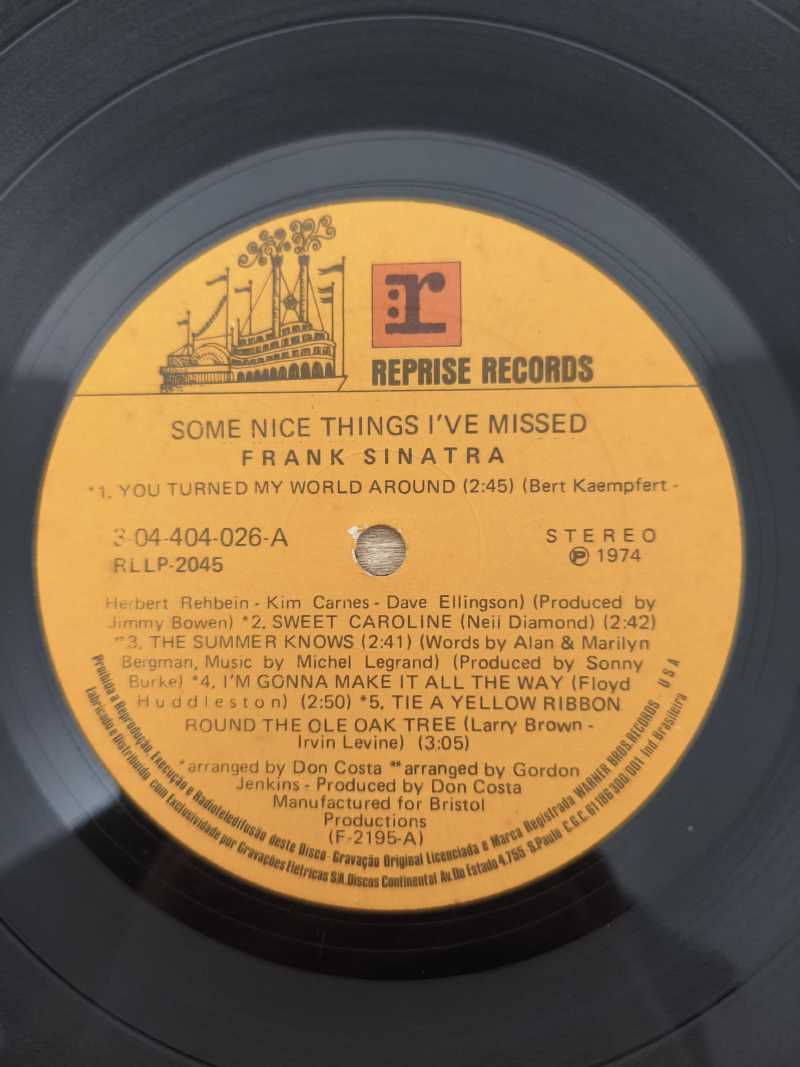 Lp Vinil Frank Sinatra Some Nice Things I've Missed