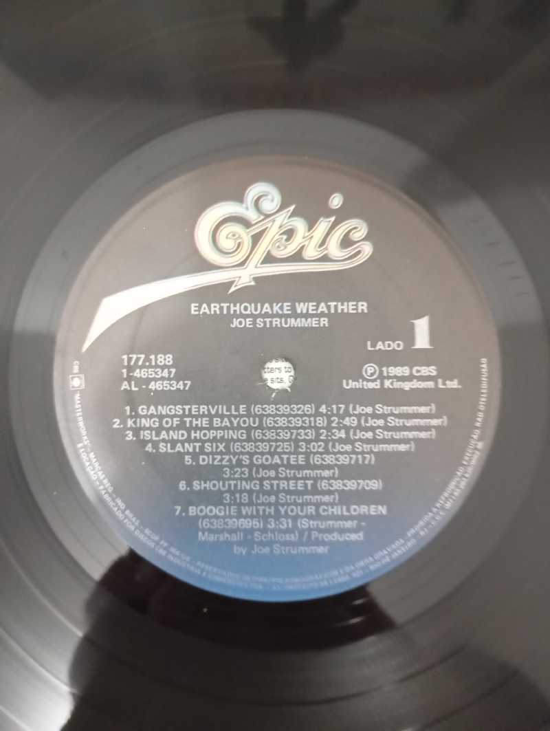 Lp Vinil Joe Strummer Earthquake Weather Com Encarte