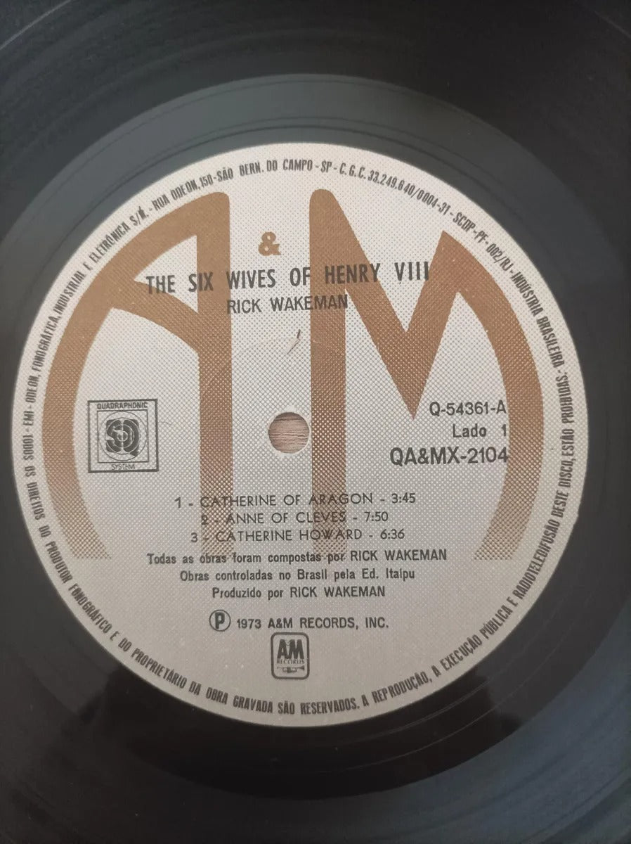 Lp Vinil Rick Wakeman The Six Wives Of Henry Viii