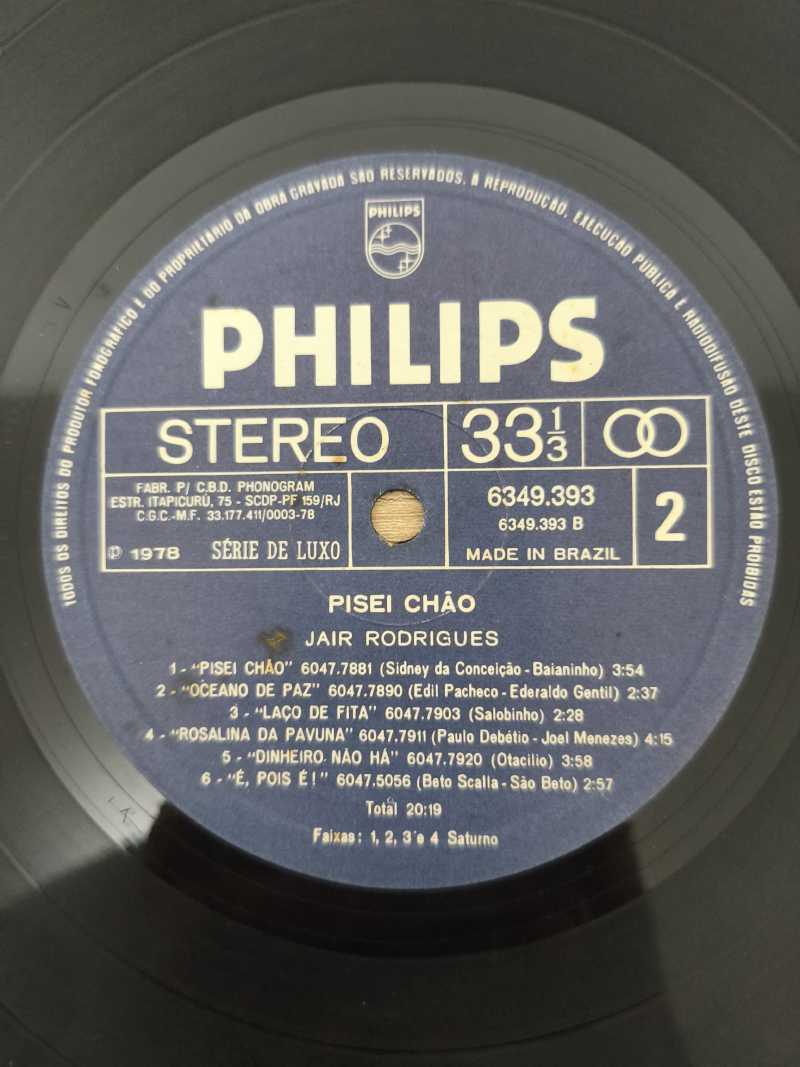 Lp Vinil Jair Rodrigues Pisei Chão