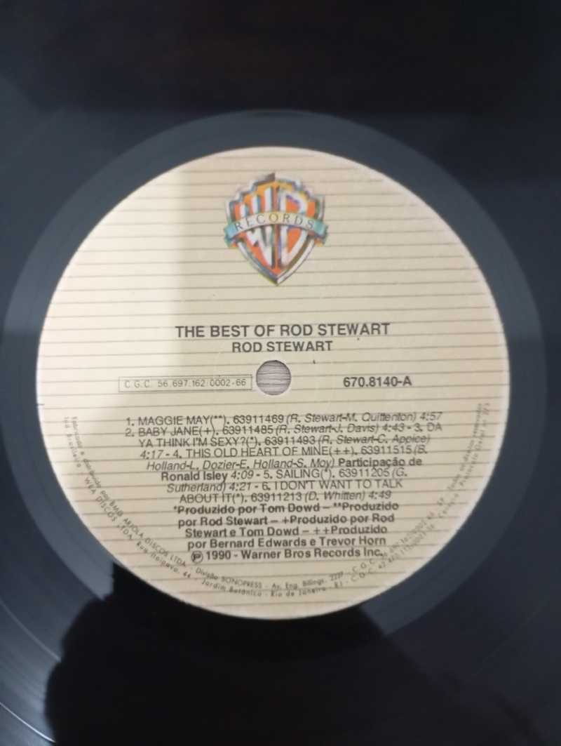 Lp Vinil Rod Stewart The Best Of Rod Stewart