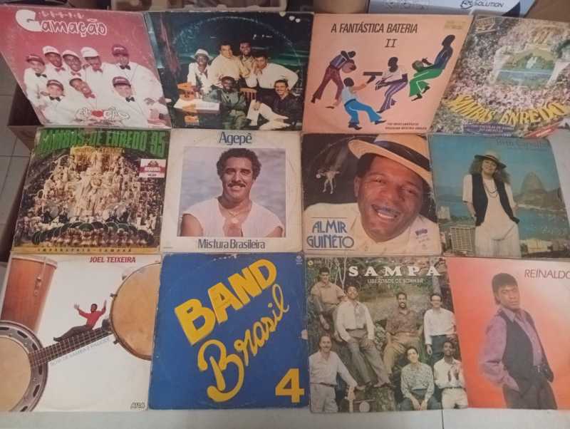 Lp Vinil Lote 12 Unidades Samba