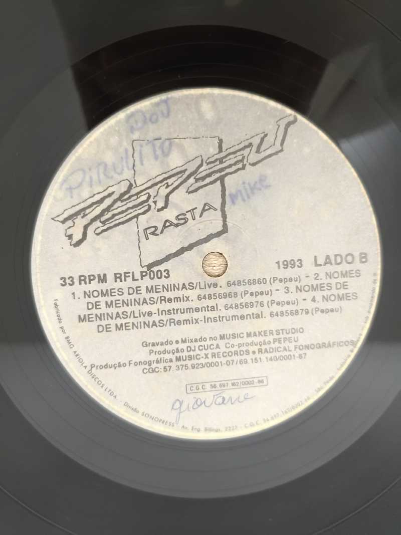 Lp Vinil Pepeu Rasta