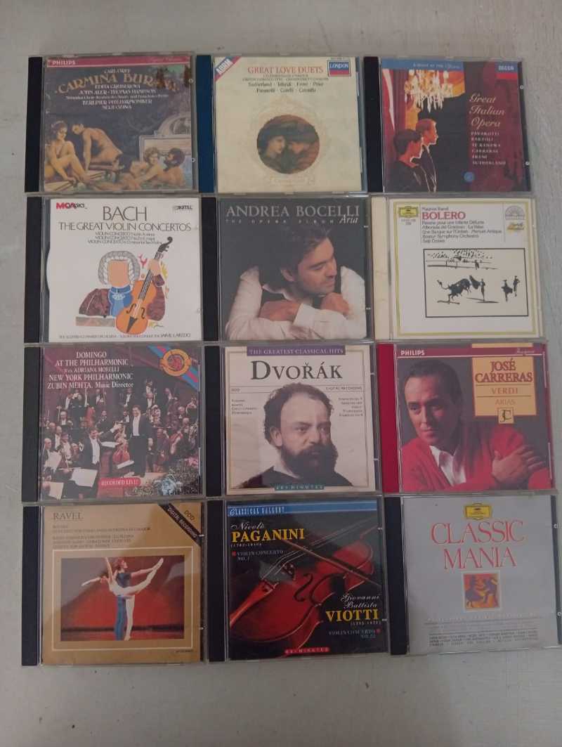CD Lote 12 Unidades Músicas Clássicas