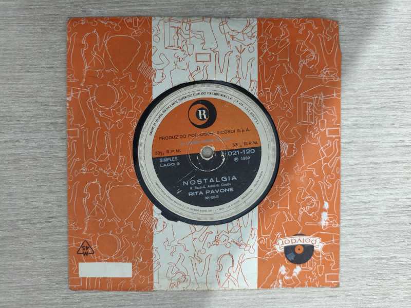 Compacto Vinil Rita Pavone Zucchero / Nostalgia