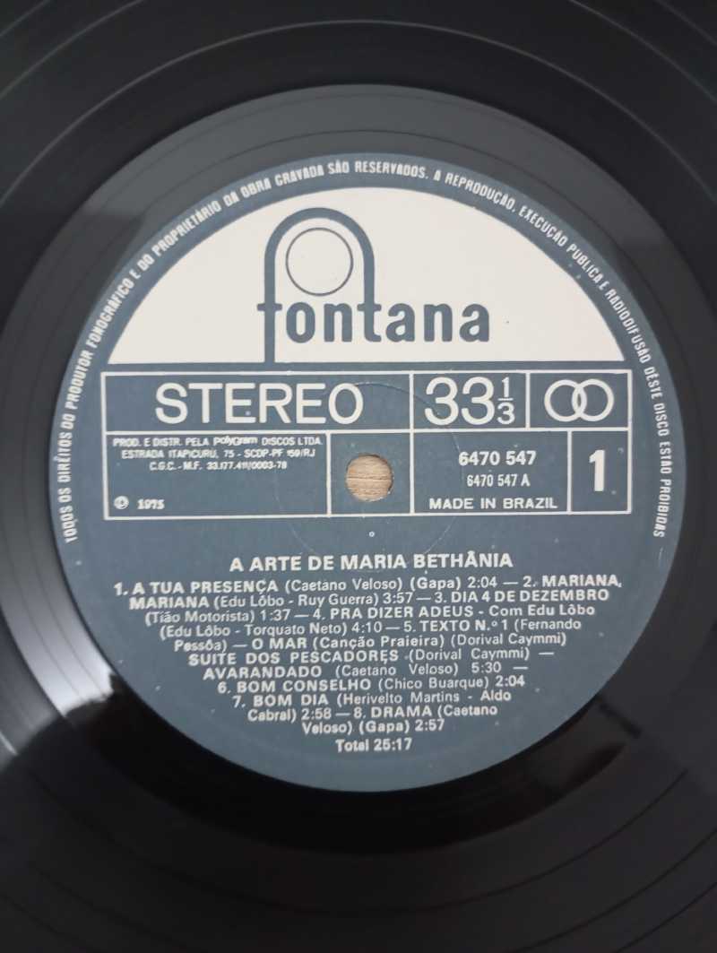 Lp Vinil Maria Bethânia A Arte De Maria Bethânia Duplo