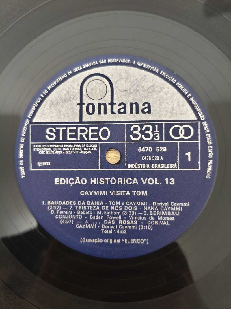 Lp Vinil Dorival Caymmi Visita Tom Jobim