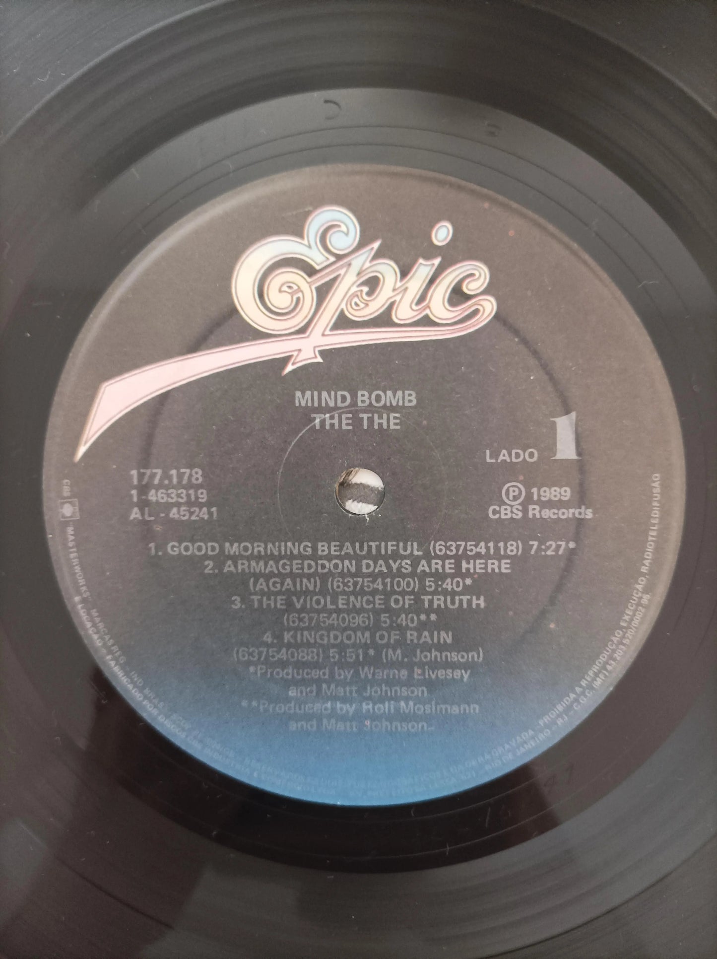 Lp Vinil The The Mind Bomb Com Encarte