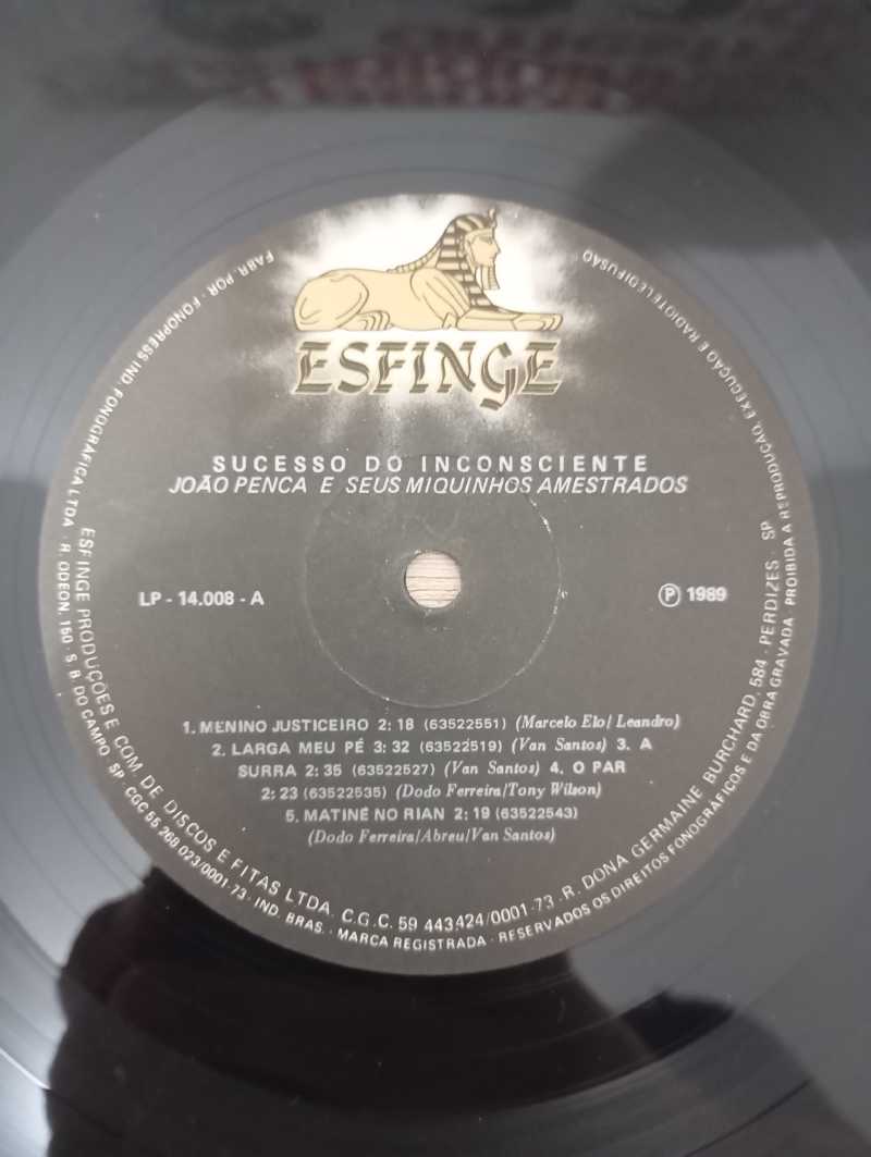 Lp Vinil João Penca E Seus Miquinhos Amestrados Sucesso Do