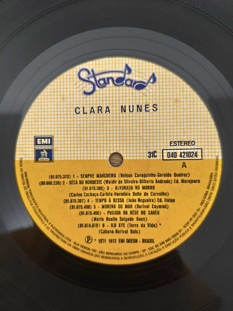Lp Vinil Clara Nunes Clara Clarice Clara