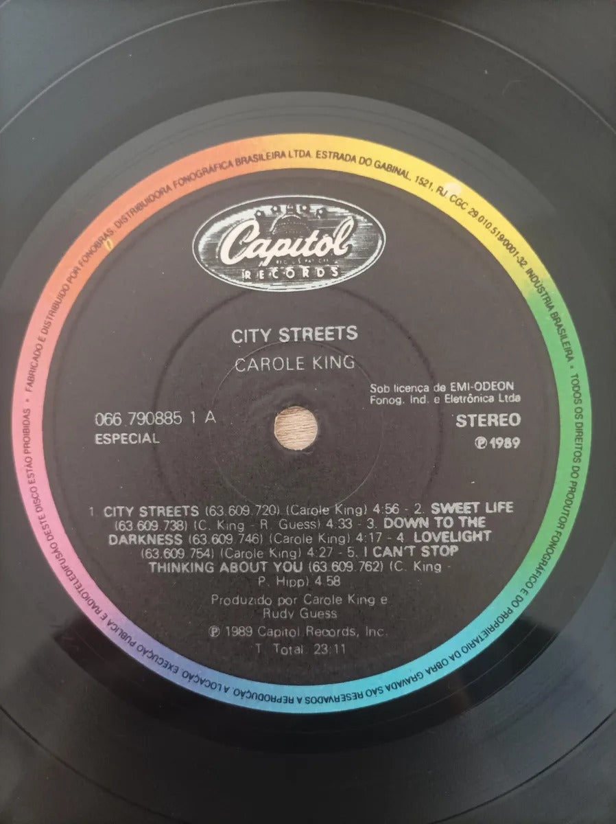 Lp Vinil Carole King City Streets