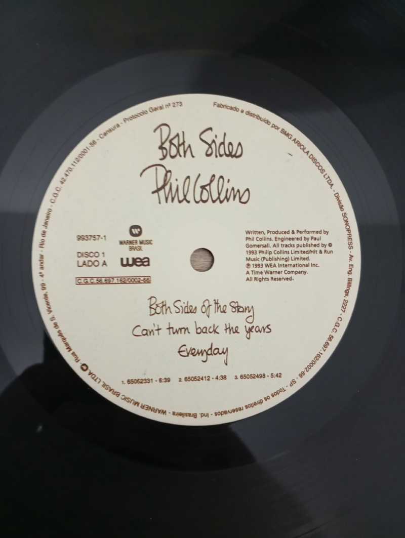 Lp Vinil Phil Collins Both Sides Duplo