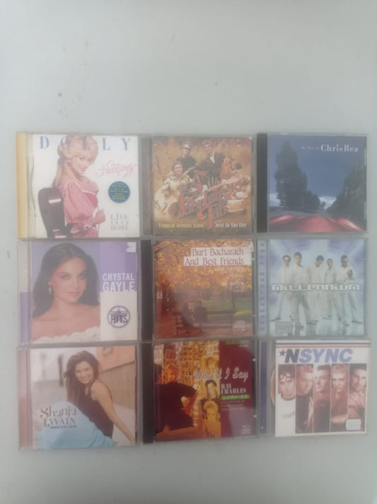 CDs Lote Com 9 CDs de POP / Rock Internacional