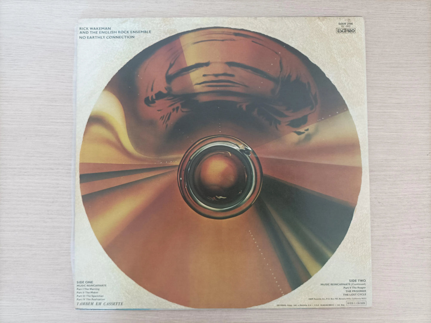 Lp Vinil Rick Wakeman No Earthly Connection Com Encarte