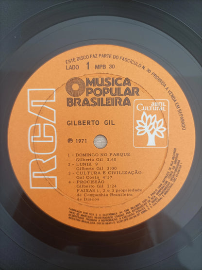 Lp Vinil Gilberto Gil História da MPB Capa Dupla