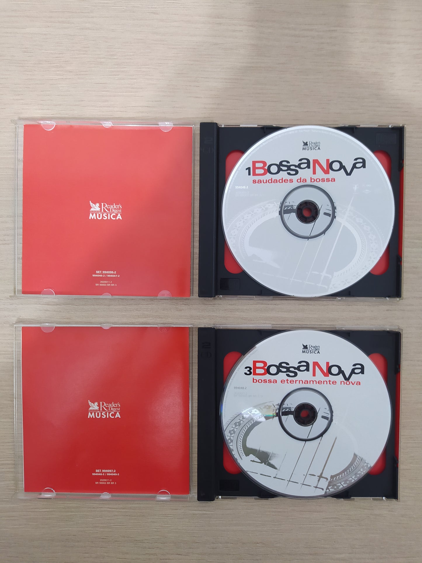 Cd Bossa Nova O Amor, O Sorriso E A Flor 4 Cds