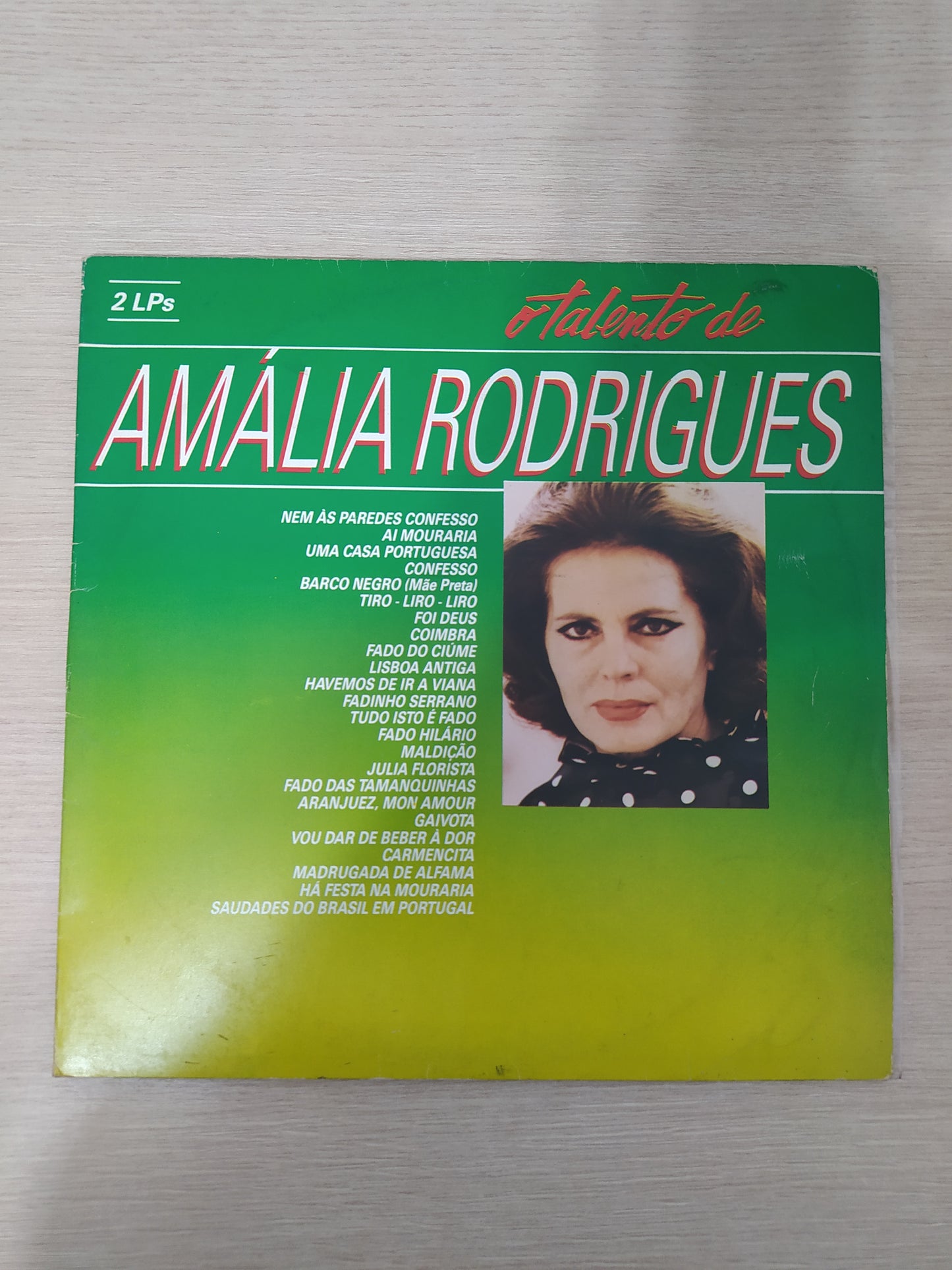 Lp Vinil Amália Rodrigues O Talento De Duplo