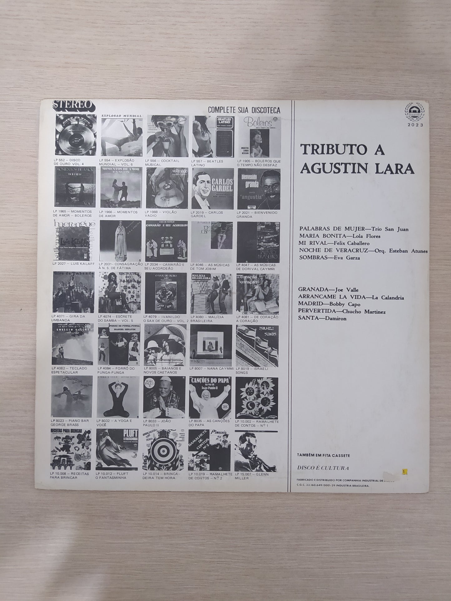 Lp Vinil Agustin Lara Tributo A