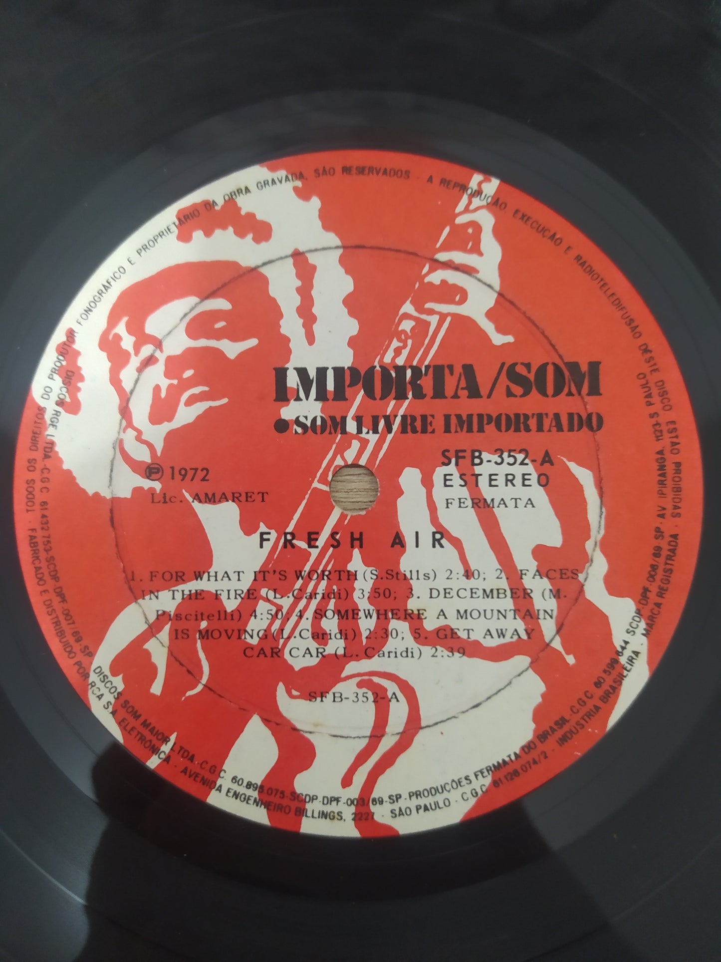 Lp Vinil Fresh Air 1972 Capa Dupla