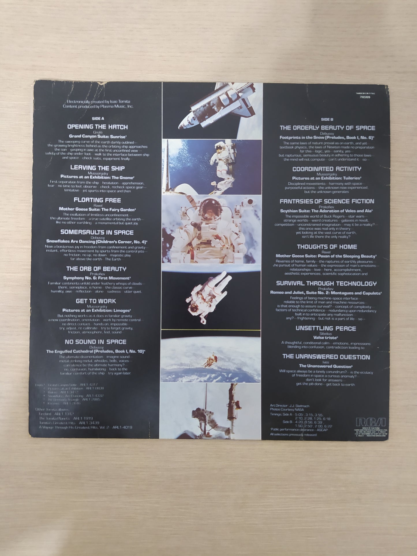 Lp Vinil Tomita Space Walk Impressions Of An Astronaut