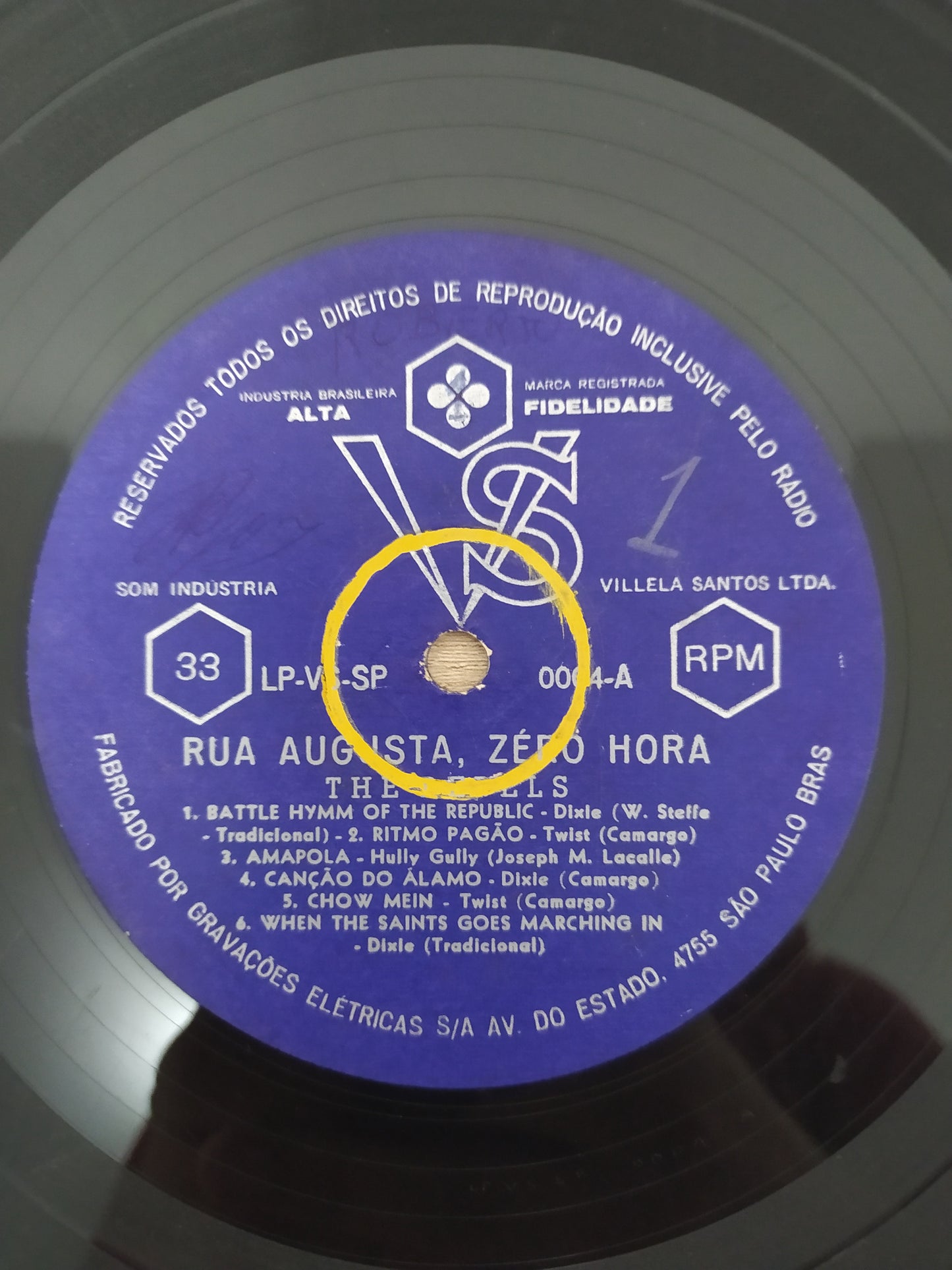 Lp Vinil The Rebels Rua Augusta Zero Hora