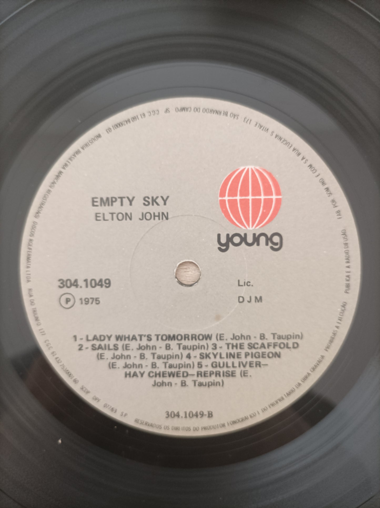 Lp Vinil Elton John Empty Sky