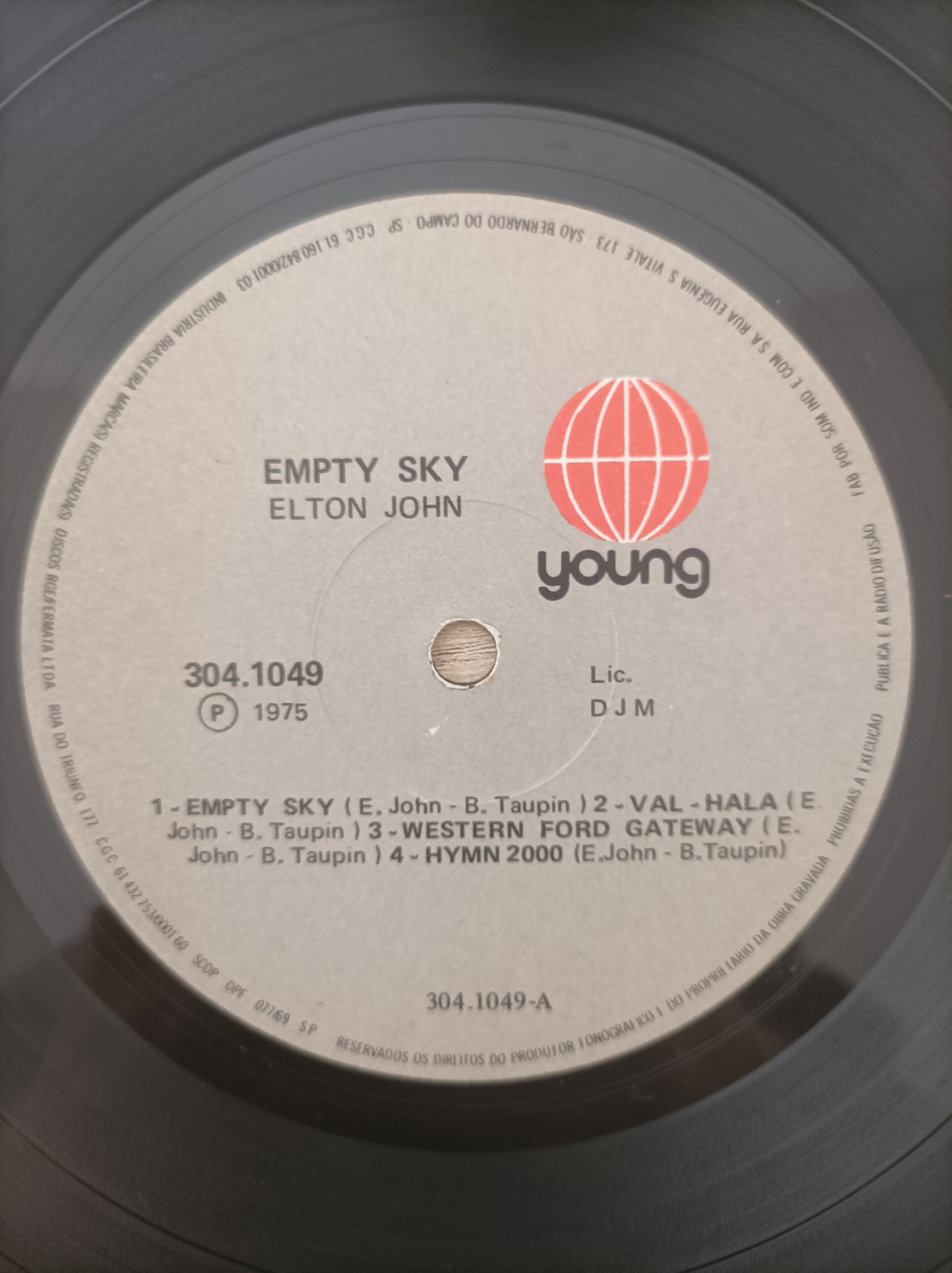 Lp Vinil Elton John Empty Sky